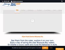 Tablet Screenshot of boat-rental-miami.com